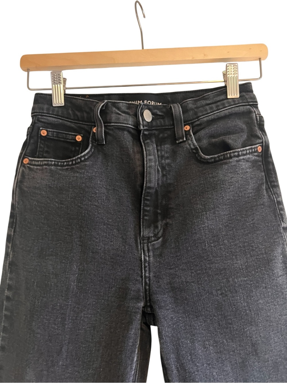 Denim Forum Twiggy High Rise Flare stretch jeans size 25 excellent condition - Picture 6 of 13